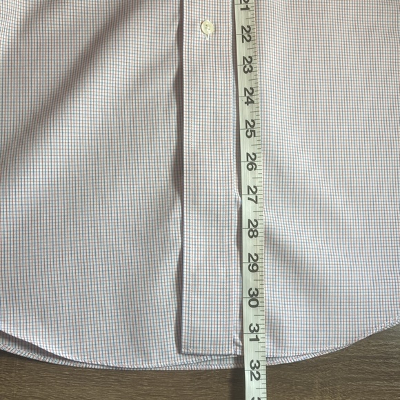 EUC Brooks Brothers 346 Regular Fit Non-Iron Men's Button Front Shirt 16 1/2-2/3 - Picture 6 of 8